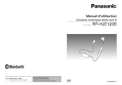 Panasonic RP-HJE120B Manuel D'utilisation
