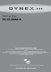 Dynex DX-32L200NA14 Mode D'emploi