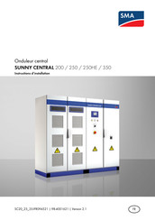 SMA SUNNY CENTRAL 200 Instructions D'installation