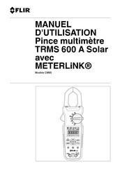 FLIR TRMS 600 A Solar CM65 Manuel D'utilisation