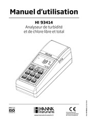 Hanna Instruments HI 93414 Manuel D'utilisation