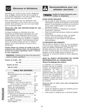 Sears 253 Mode D'emploi
