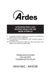 ARDES AR453B Mode D'emploi