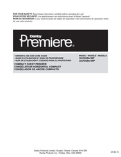 Danby Premiere DCF055A1BP Guide D'utilisation Et Soins De Propriètaire