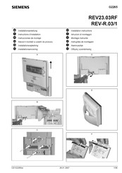Siemens REV23 03RF Instructions D'installation