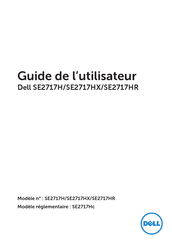 Dell SE2717HX Guide De L'utilisateur