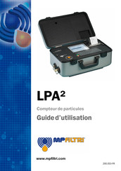 MP Filtri LPA2 Guide D'utilisation