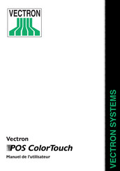 Vectron POS ColorTouch Manuel De L'utilisateur