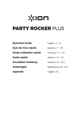ION PARTY ROCKER PLUS Guide D'utilisation Rapide