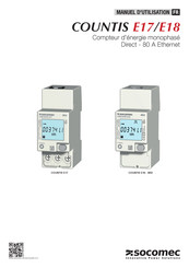 socomec COUNTIS E18 - MID Manuel D'utilisation