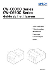 Epson CW-C6500 Série Guide De L'utilisateur