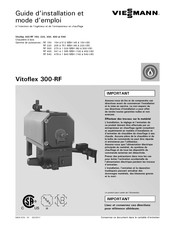 Viessmann Vitoflex 300-RF 150 Mode D'emploi Et Guide D'installation