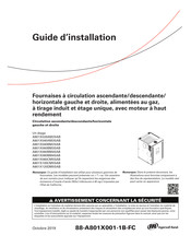 Ingersoll Rand A801X100CM5SAB Guide D'installation