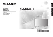 Sharp 8M-B70AU Guide D'installation