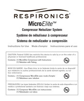 Respironics MicroElite Mode D'emploi