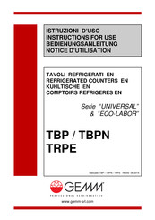 GEMM-SRL TBP-09 Notice D'utilisation