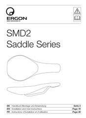 Ergon Saddle Série Instructions D'installation Et D'utilisation