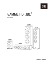 JBL HDI-1600 Mode D'emploi