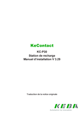 Keba KeContact KC-P30 Manuel D'installation