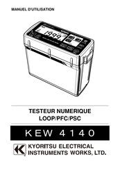 Kyoritsu Electrical Instruments Works PSC KEW 4140 Manuel D'utilisation