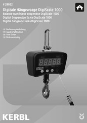 Kerbl DigiScale 1000 Guide D'utilisation