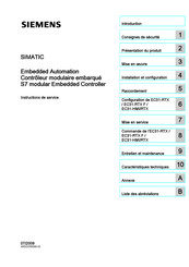 Siemens SIMATIC S7-mEC Instructions De Service