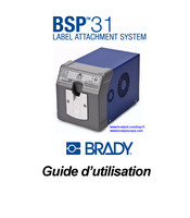 Brady BSP 31 Guide D'utilisation