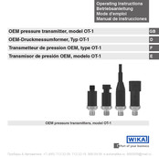 WIKA OT-1 Mode D'emploi