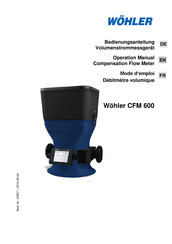 Wohler CFM 600 Mode D'emploi