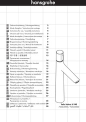 Hansgrohe Talis Select S 190 72044000 Mode D'emploi / Instructions De Montage