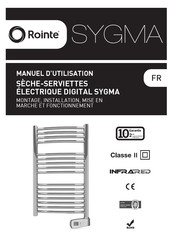 Rointe SYGMA STN100SEC2 Manuel D'utilisation