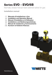 Watts EVO/6B Manuel D'installation Et D'utilisation