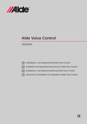 Alde Voice Control Instructions D'installation Et D'utilisation