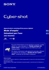 Sony Cyber-shot DSC-W35 Mode D'emploi