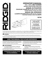 RIDGID R2740 Manuel D'utilisation