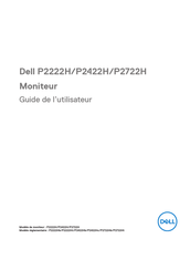 Dell P2222H Guide De L'utilisateur