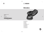 Bosch PEX 220 A Notice Originale