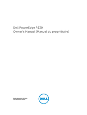 Dell PowerEdge R630 Manuel Du Propriétaire