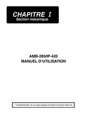 JUKI AMB-289/IP-420 Manuel D'utilisation