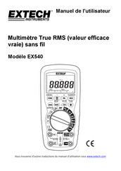 Extech Instruments EX540 Manuel De L'utilisateur