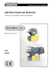 Gis Chariot EHF 150 Instructions De Service