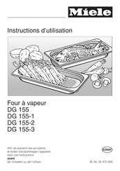 Miele DG 155 Instructions D'utilisation
