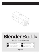 Maxtec Blender Buddy Instructions D'utilisation