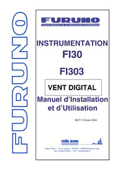 Furuno FI303 Manuel D'installation Et D'utilisation