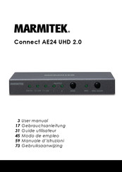 Marmitek Connect AE24 UHD 2.0 Guide Utilisateur