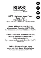 RISCO Group SMPS Guide D'installation