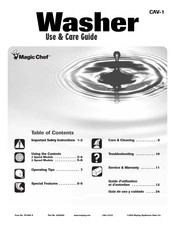 Magic Chef CAV4004AWW Guide D'utilisation Et D'entretien