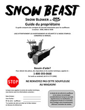 GXi Outdoor Power Beast 30SB Guide Du Propriétaire