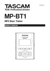 Tascam MP-BT1 Mode D'emploi