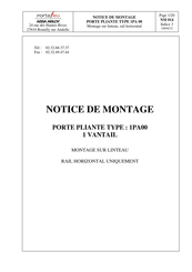 Assa Abloy 1PA00 Notice De Montage